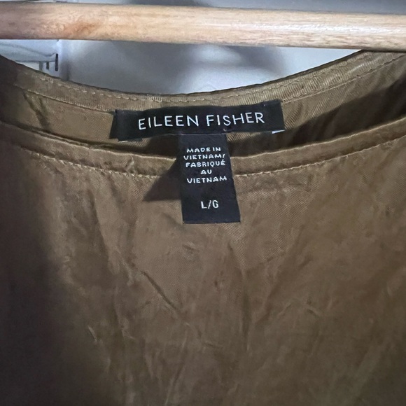 Eileen Fisher Sandwashed Shaped Dress - Picture 8 of 10
